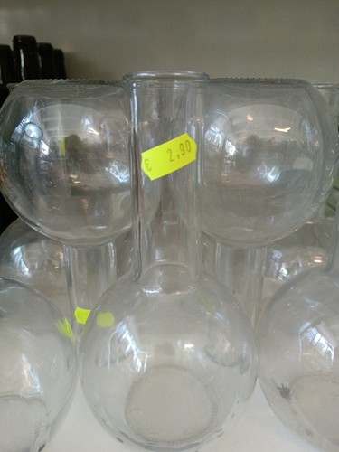 Lotto x10 ampolle vetro aceto - lotto,