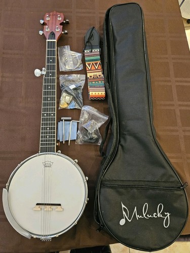 Mulucky ukulele banjo con - ukulele,