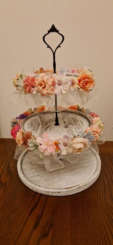 Alzatina legno shabby chic - shabby,