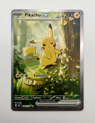 Carta pokemon pikachu - pokemon, ex