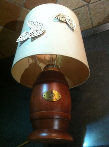 Lampada tavolo legno a - lampada,