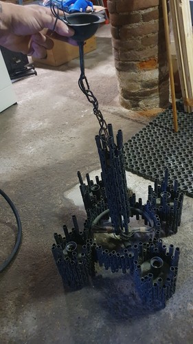 Lampadario vintage - lampadario,