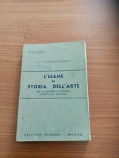 Bignami Ernesto L'Esame Di Storia Dell'Arte 1961 Vintage