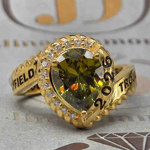 Anello personalizzato pietra - anello,