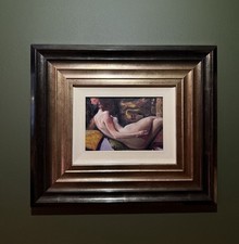 Dipinto olio firmato ritratto