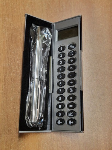 Set calcolatrice penna - set,