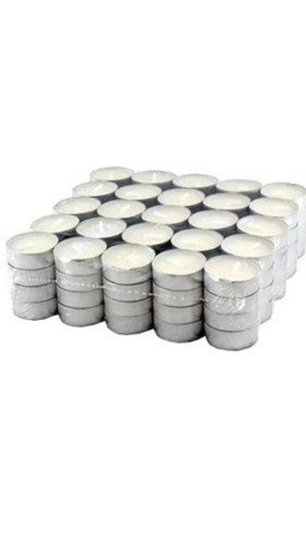 Candela tea light 100 pezzi - light,