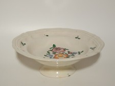 ANTICA ALZATA CENTROTAVOLA MAIOLICA CERAMICA LODIGIANA VECCHIA LODI DIPINTA