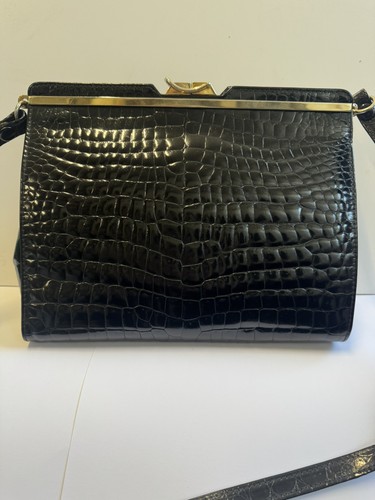 Borsa coccodrillo vintage - borsa,