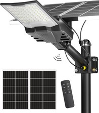 Gefolly Lampione Solare LED Esterno,Led Lampioni da esterni con Sensore