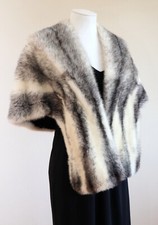 Visone Stola Pelliccia Cape