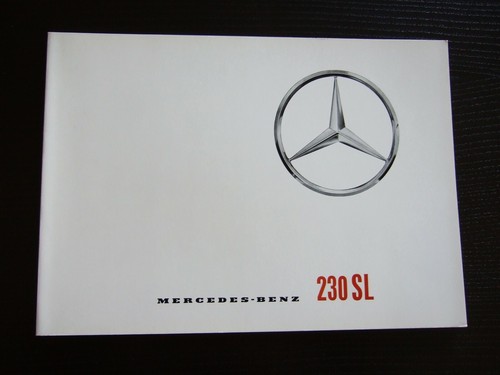 Mercedes depliant 230sl - mercedes,