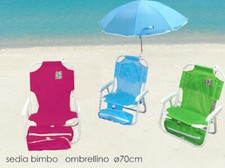 SEDIA BIMBO CON OMBRELLO-