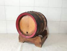 Botte grande barile Vintage in legno rovere vino o brandy da collezione supporto