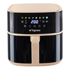Friggitrice ad Aria 8 Litri 2000 Watt Nero, Champagne D2DFA05IRCH Iridea Tognana