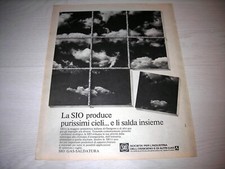 SIO MILANO - OSSIGENO GAS SALDATURA 1976 pubblicità/advertising