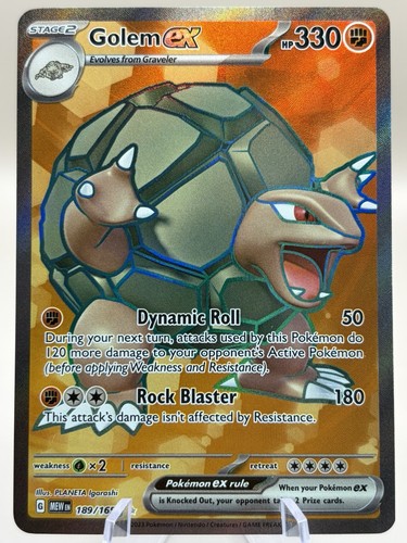 Pokemon golem full art - golem, ex