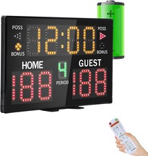 Tabellone segnapunti basket professionale con telecomando 11 Digits LED Score Ke