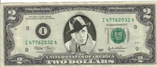 Humphrey Bogart $2 Dollar Bill