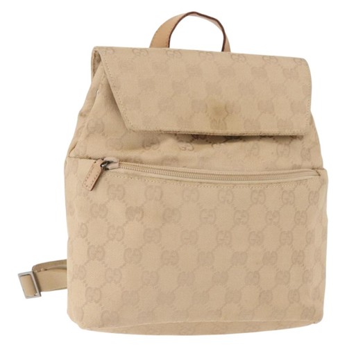 Gucci zaino tela beige - gg,