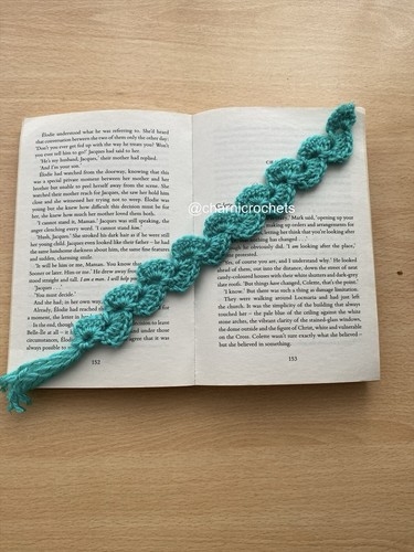 Crocheted bookmark - crocheted,