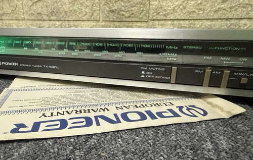 Sintonizzatore pioneer 540l - sintonizzatore,