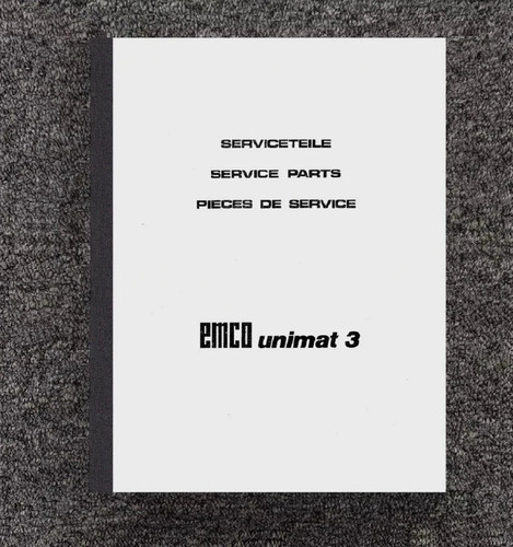 Manuale ricambi mulino tornio - manuale,