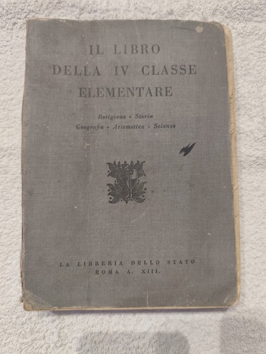 Libro della classe - , iv