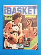 SUPER BASKET 16-1980 SCUDETTO FIAT TORINO-MARVIN WEBSTER-CLIFFORD RAY-HANDER