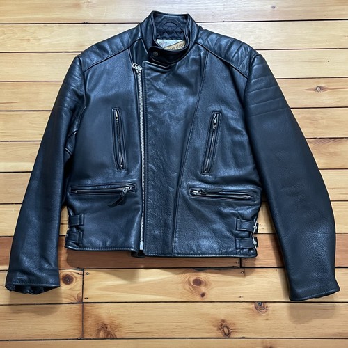 Giacca pelle moto nera schott - moto,