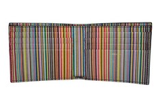 Portafoglio Billfold Da Uomo Paul Smith Mainline Con Strisce Firmato Nuovo