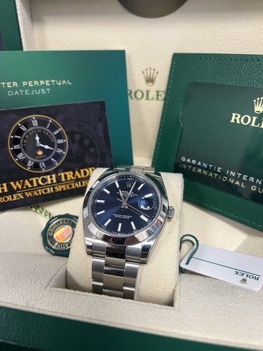 Rolex datejust 2023 - 41, blue
