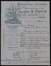 Billhead Fattura ROANNE 1901