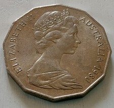 Moneta - Australia  50 Cents 1980 - Regina Elisabetta II (1966/2023)