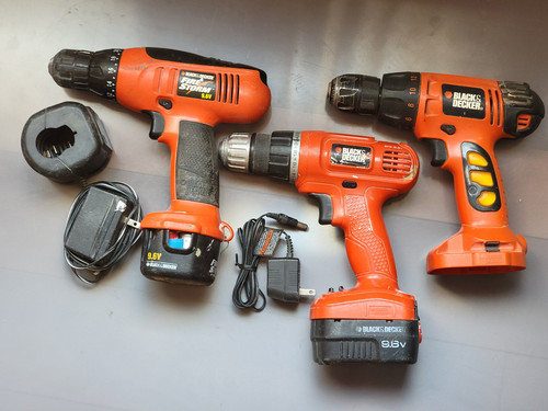 Lotto 3pz black decker - lotto, black&decker