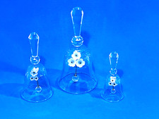 Set 3 campane cristallo