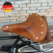 Sella in pelle per bicicletta