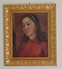 Giovanni Pane ( 1928-2010) dipinto olio su cartoncino epoca XX Secolo