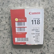 Canon genuine 118 yellow toner - canon,
