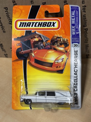 Matchbox 1963 cadillac hearse - matchbox,