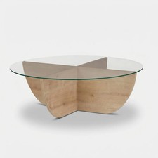 Tavolino da salotto in vetro