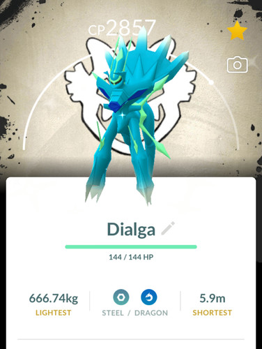 Pokémon shiny dialga - pokémon, origin