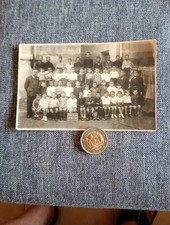 Foto Bianco E Nero anni 30 Scolaresca Lodi Fotografo  Luigi Merli Via Fissiraga