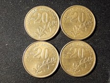 GRECIA - N. 4 MONETE DA 20 DRACME DEL 1990 - 1992 - 1994 - 1998