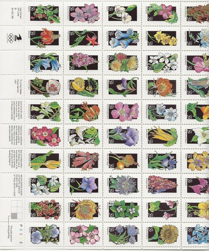 1992 cent wildflowers - cent,