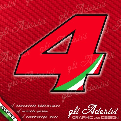 Adesivo stickers numero moto - stickers,
