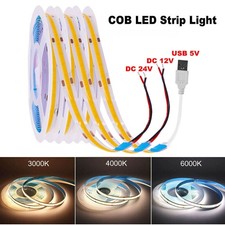 Striscia LED COB 5V 12V 24V