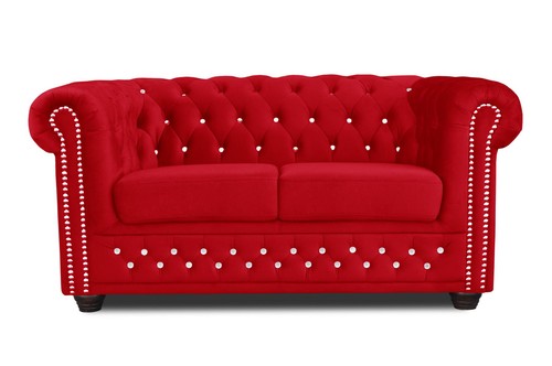 Divano tessuto chesterfield - tessuto,