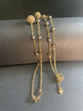 Collana SWAROWSKI tono oro