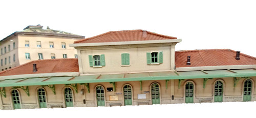 Stazione ferroviaria - ferroviaria, h0